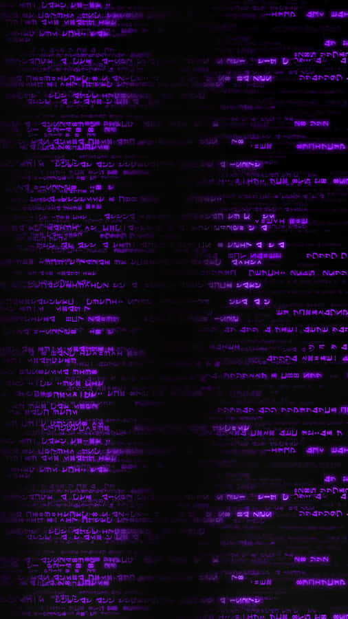 Glitched Code Background Wallpaper