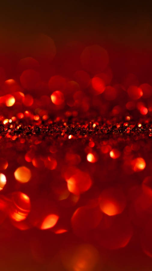 Glittering Red Iphone Wallpaper
