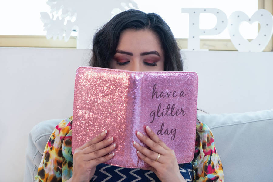 Glitters And Positive Vibe Wallpaper