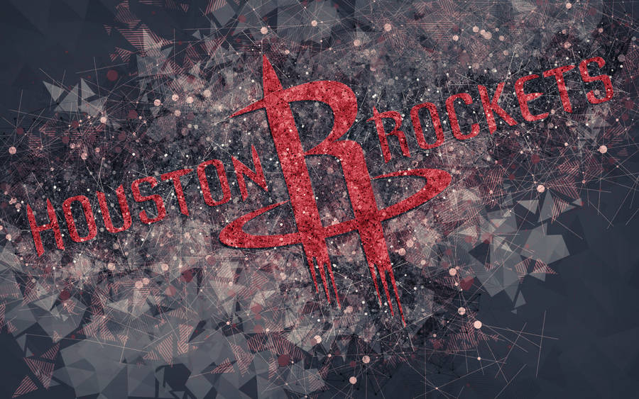 Glittery Houston Rockets Wallpaper