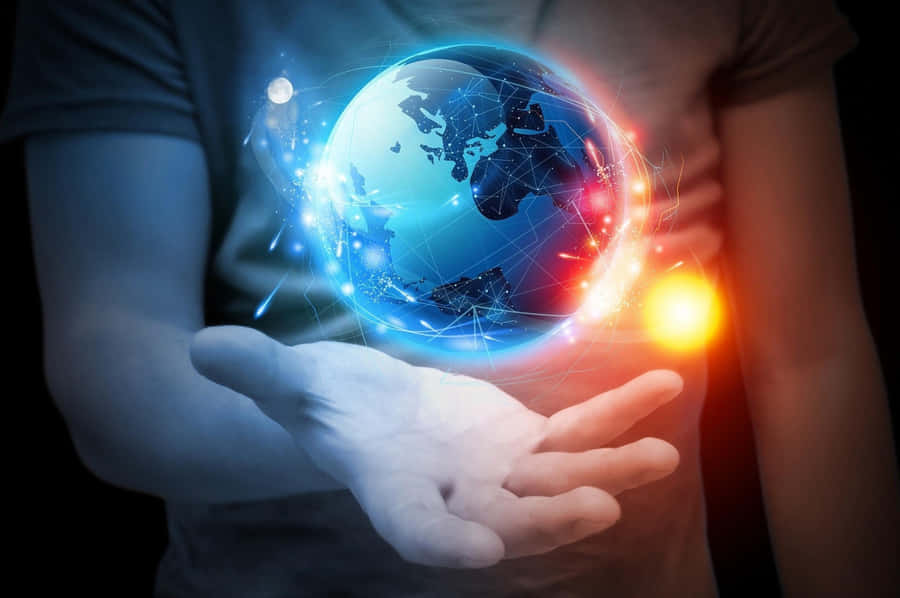 Global Connectivityin Hand.jpg Wallpaper