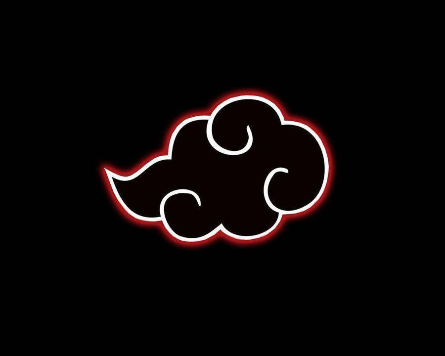 Glowing Akatsuki Cloud Wallpaper