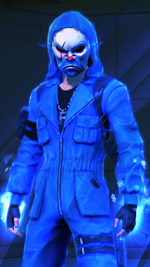 Glowing Blue Criminal Bundle Character Wallpaper