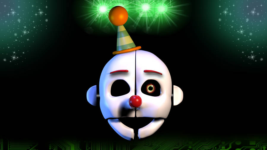 Glowing Ennard Face Mask Wallpaper