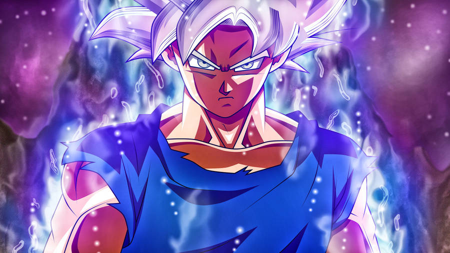 Glowing Goku Dragon Ball Super Wallpaper