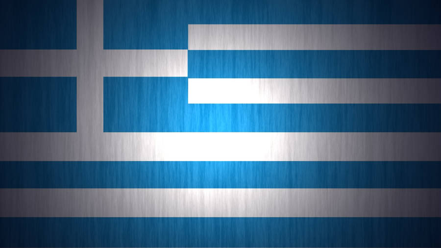 Glowing Greek Flag Wallpaper