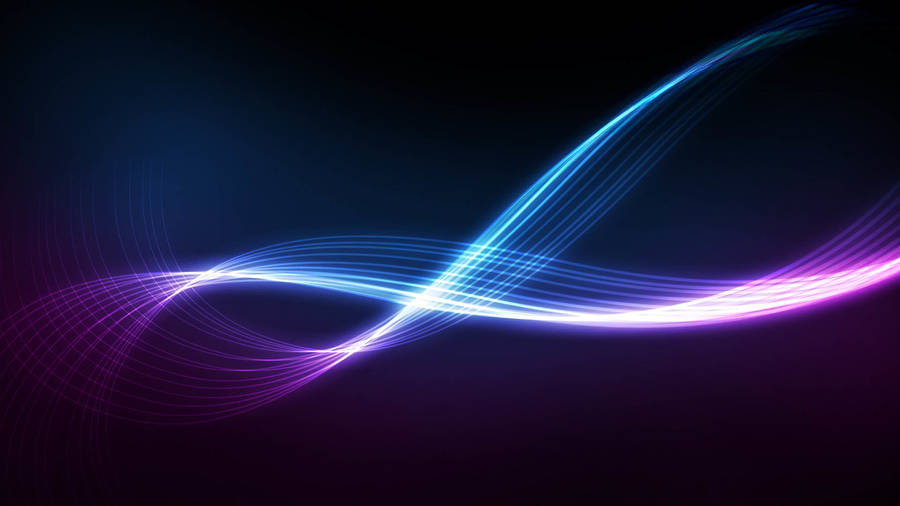 Glowing Lines Black Hd Desktop Wallpaper