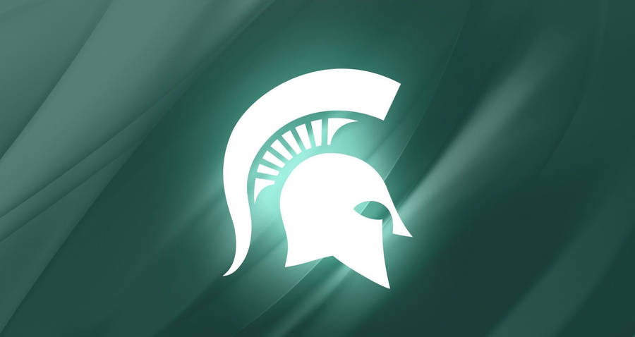 Glowing Michigan State University Logo Wallpaper