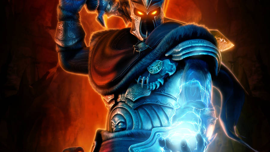 Glowing Overlord Ii Death Knight Wallpaper