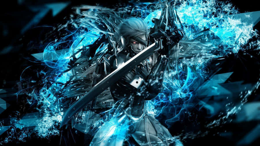 Glowing Raiden Metal Gear 4k Wallpaper