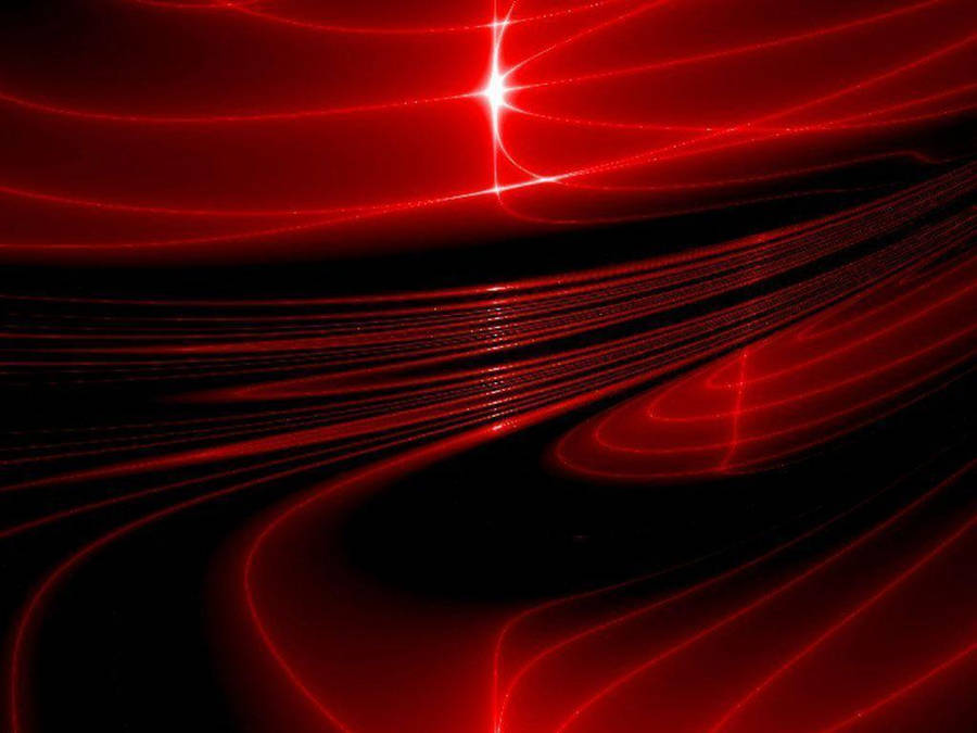 Glowing Red Color Rays Wallpaper