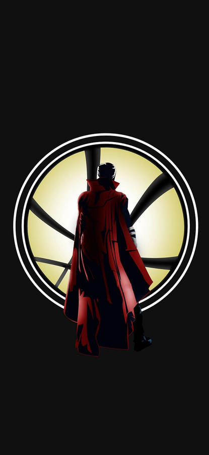 Glowing Window Doctor Strange Minimalist Wallpaper