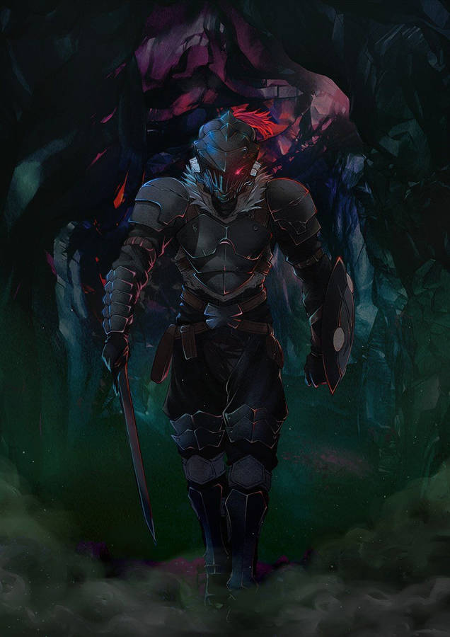 Goblin Slayer In Cave Wallpaper