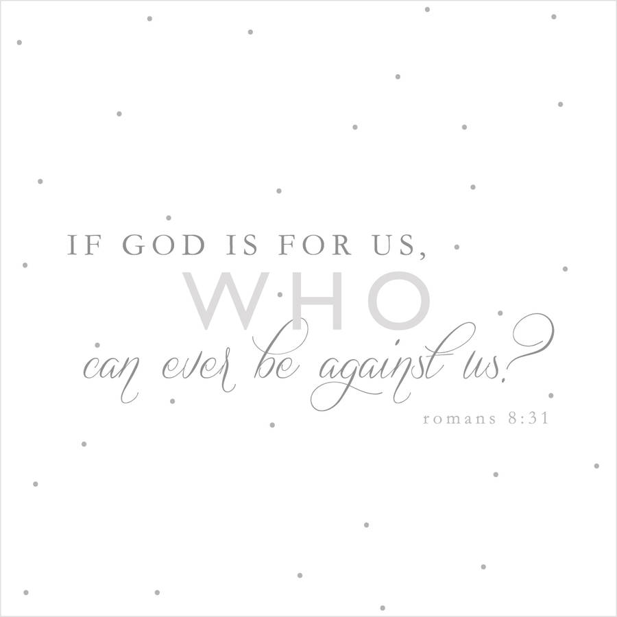 God Quotes Romans 8:31 Wallpaper