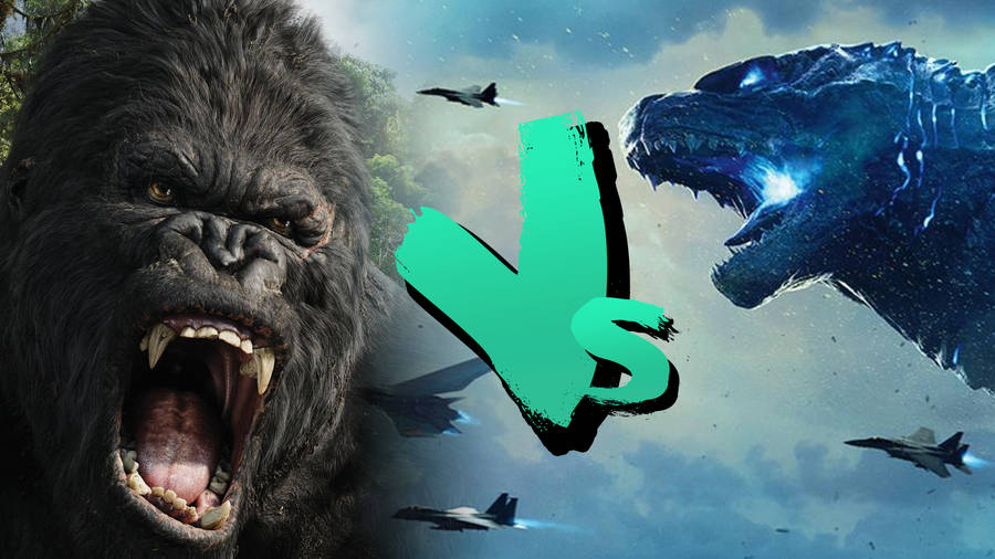 Godzilla Vs Kong Fan Edit Wallpaper