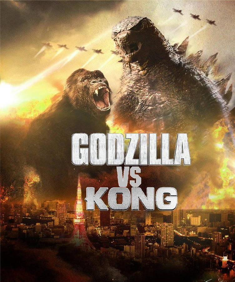 Godzilla Vs Kong Movie Poster Wallpaper