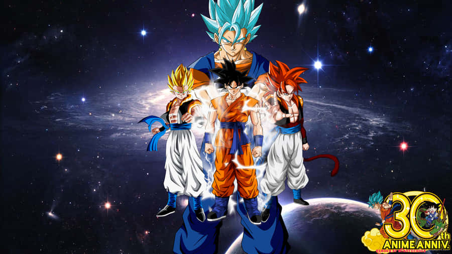 Gogeta And Vegito Unite In Action! Wallpaper