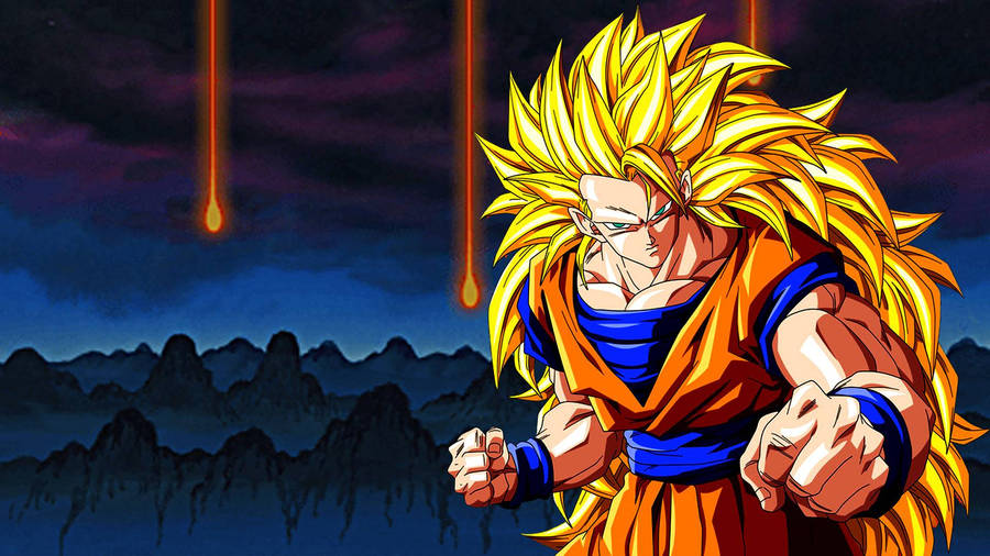 Goku 4k Ultra Hd Super Saiyan Long Hair Wallpaper