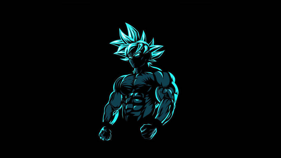 Goku Dark Anime Aesthetic Desktop Wallpaper