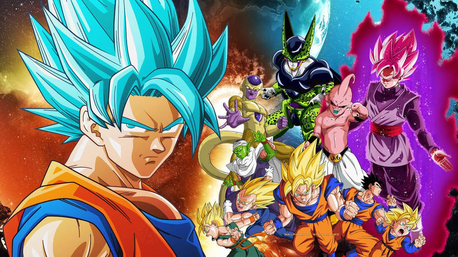 Goku Unleashes His Power In Dragon Ball Super Wallpaper