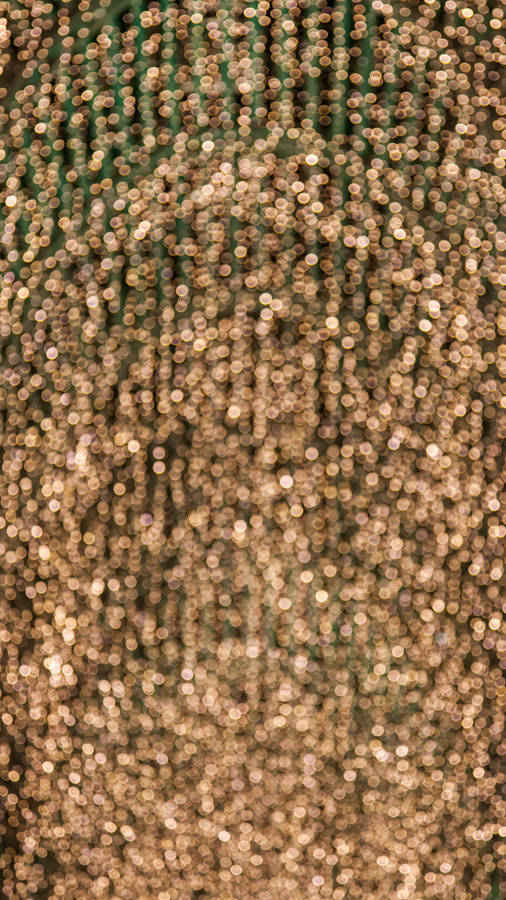 Gold Bokeh Aesthetic Pattern Wallpaper