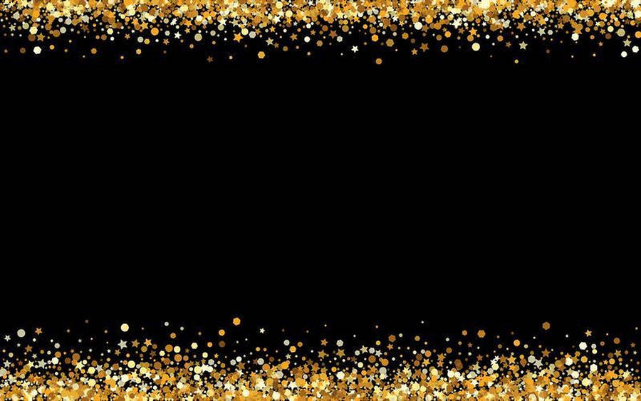 Gold Dust Border Wallpaper