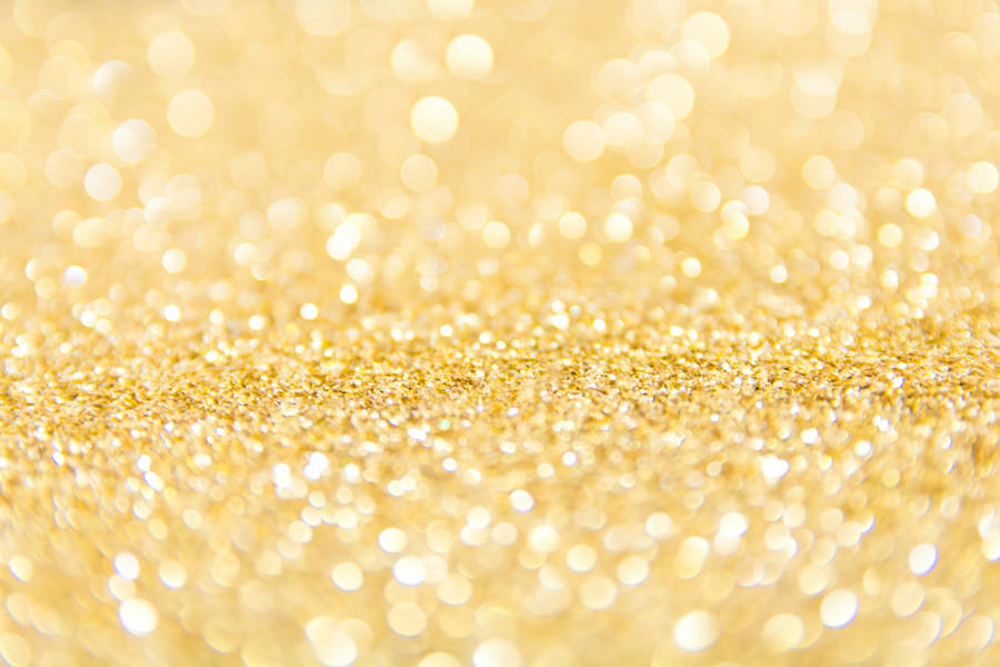 Gold Glitter Bright Background Wallpaper