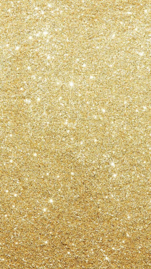 Gold Iphone Sparkling Coarse Texture Wallpaper