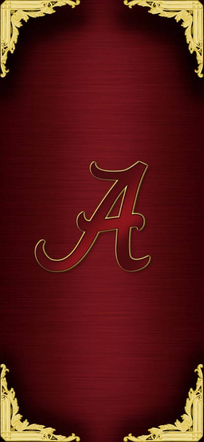 Gold Maroon Alabama Crimson Tide Wallpaper