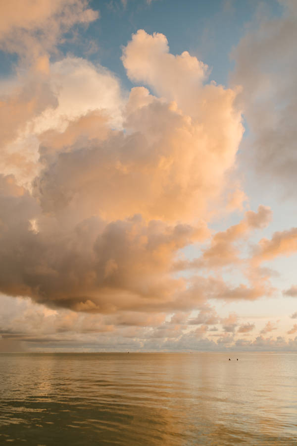 Golden Cloud Iphone Wallpaper Wallpaper