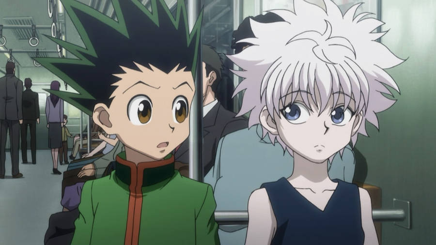 Gon Freecss With Killua Zoldyck Aesthetic Wallpaper