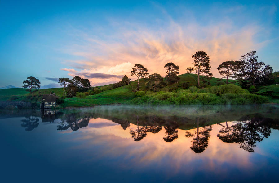 Good Morning New Zealand Hobbiton Wallpaper