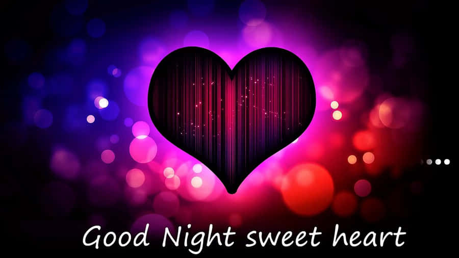 Good Night Sweet Heart Love Message Wallpaper