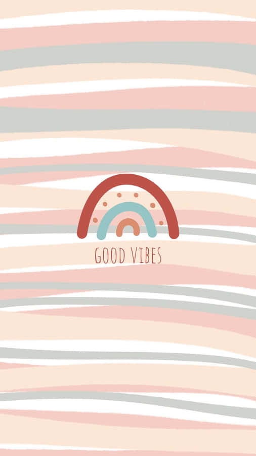 Good Vibe Lettering Digital Art Wallpaper