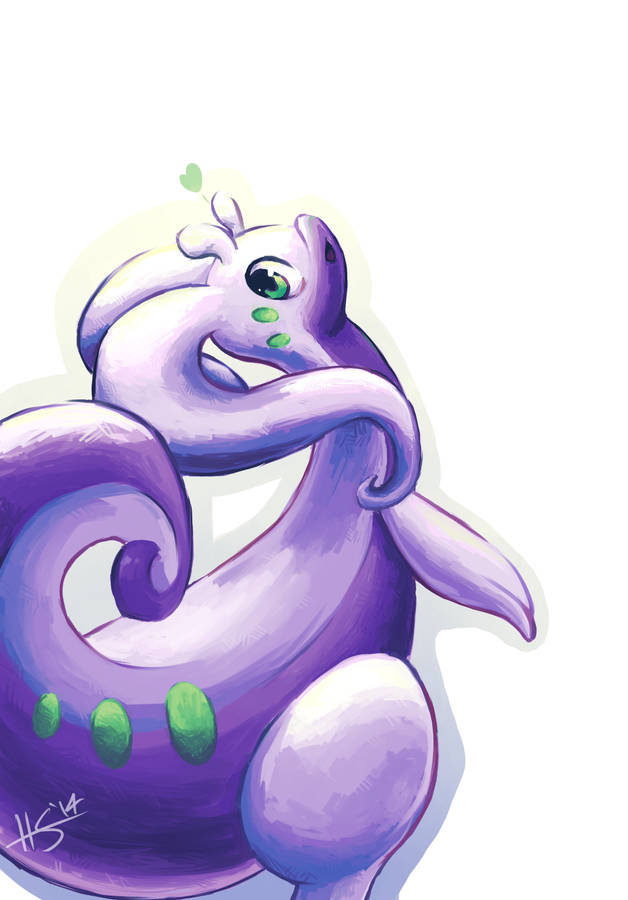 Goodra Pretty Art Wallpaper