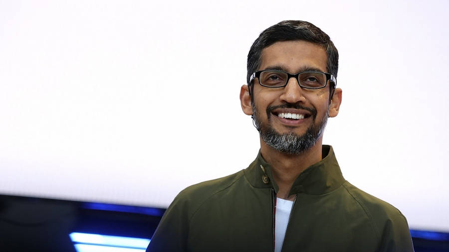 Google Ceo Sundar Pichai Visionary Speech Wallpaper