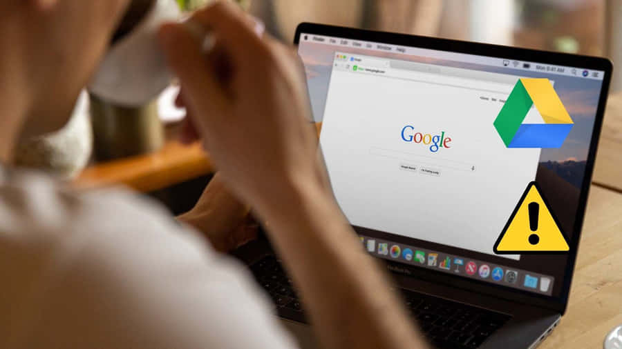 Google Drive Warning Sign Wallpaper