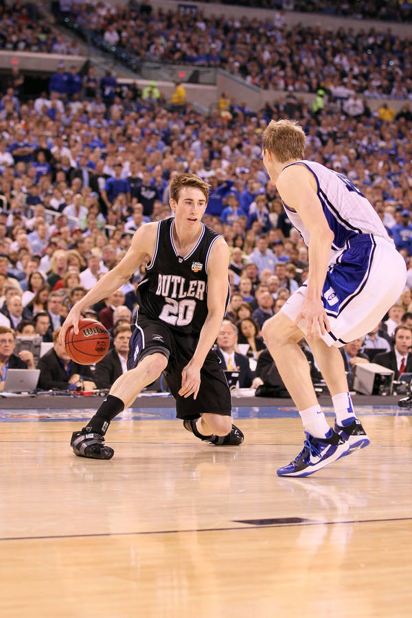 Gordon Hayward In His Butler Bulldogs Uniform, 2010 Wallpaper