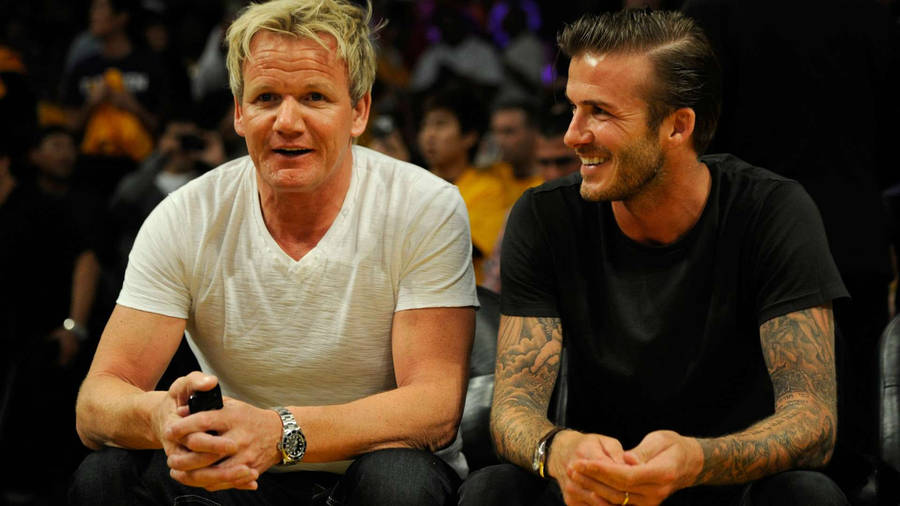 Gordon Ramsay And David Beckham Wallpaper