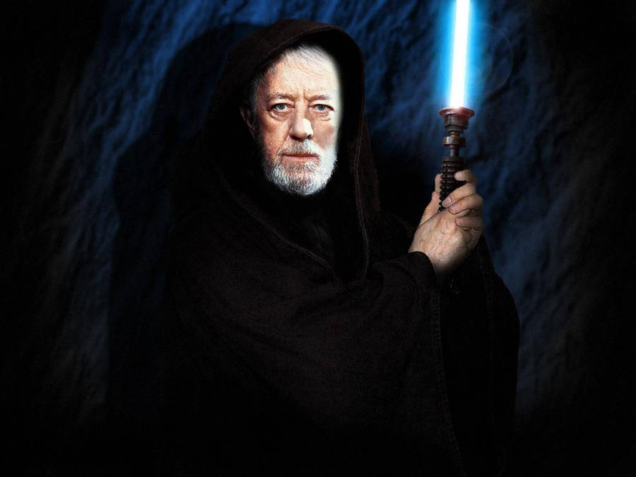 Gorgeous Alec Guinness In Star Wars Wallpaper