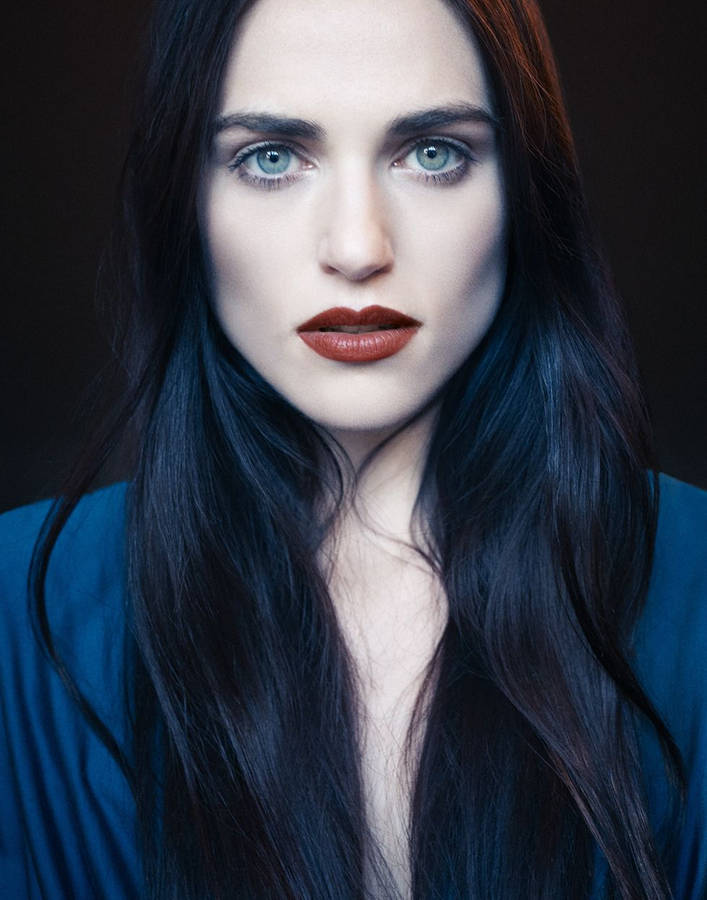 Gorgeous Katie Mcgrath Portrait Wallpaper