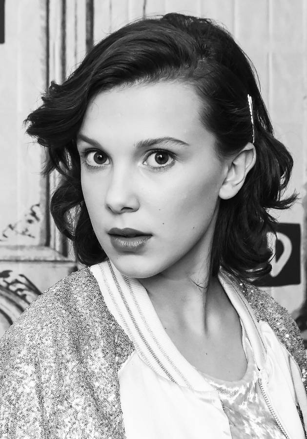 Gorgeous Millie Bobby Brown Portrait Wallpaper