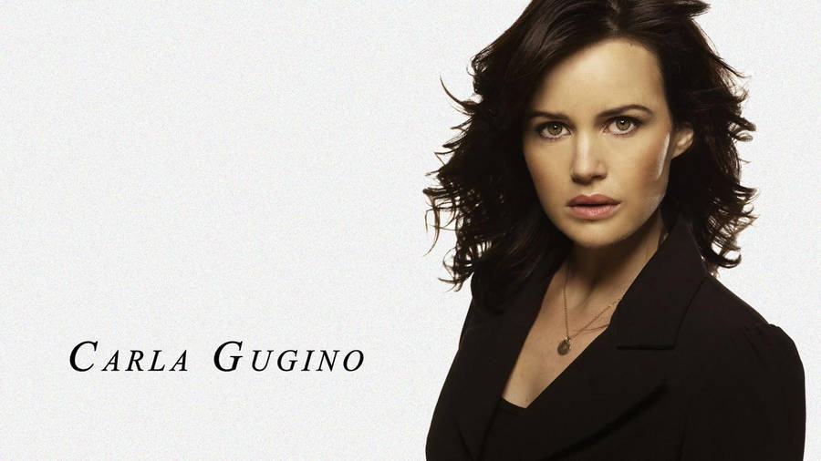 Gorgeous Poster Of Carla Gugino Wallpaper