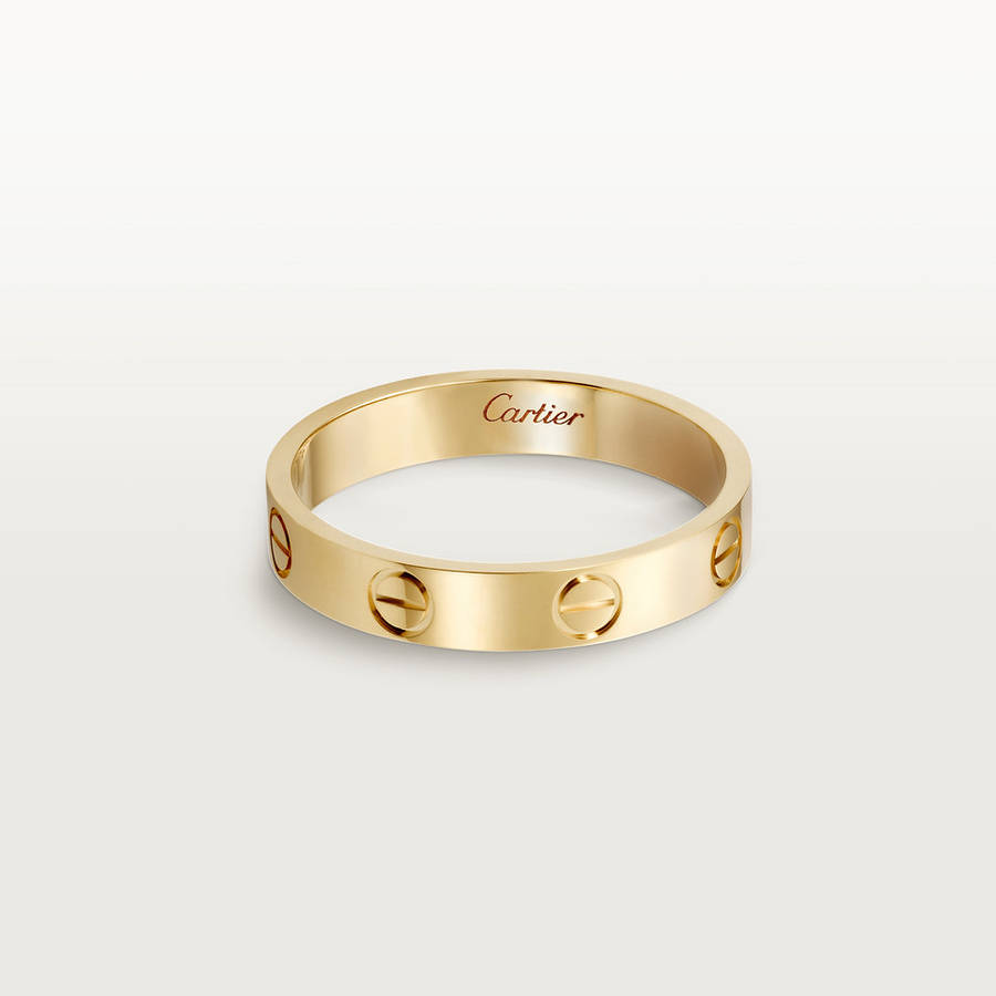 Gradient Beige Cartier Ring Wallpaper