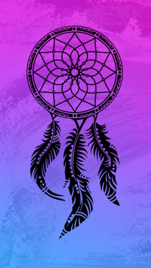 Gradient Dream Catcher Wallpaper