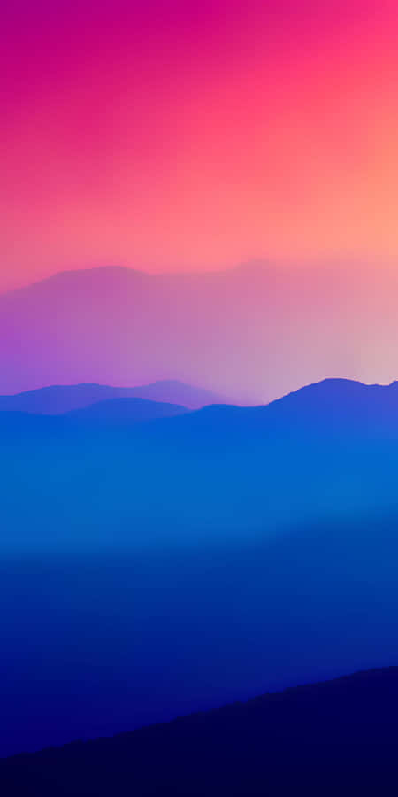 Gradient Pink And Blue For Ios 3 Wallpaper