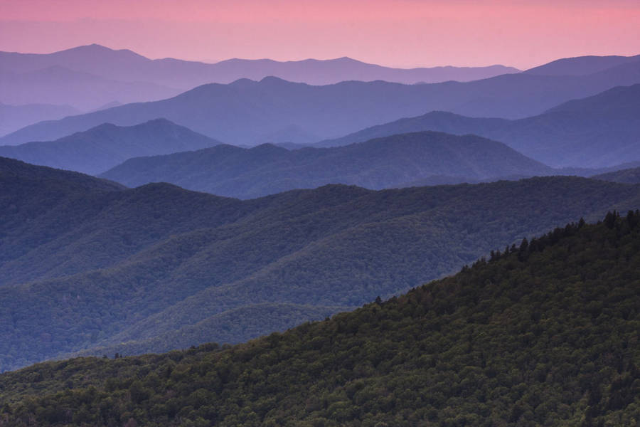 Gradient Smoky Mountains Wallpaper