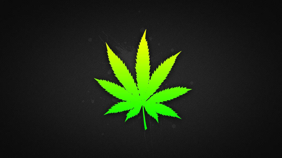 Gradient Stoner Weed Wallpaper