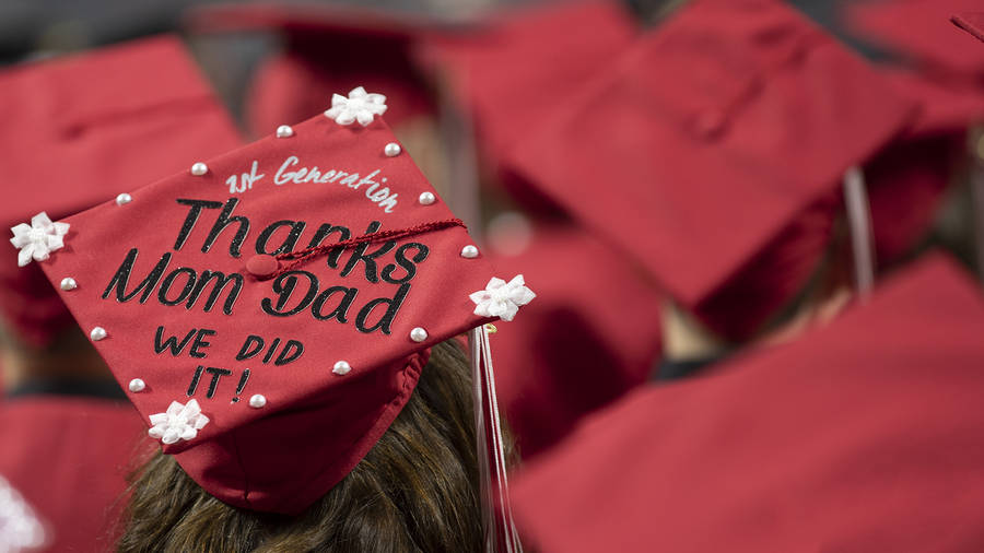 Graduation Cap Tribute Wallpaper