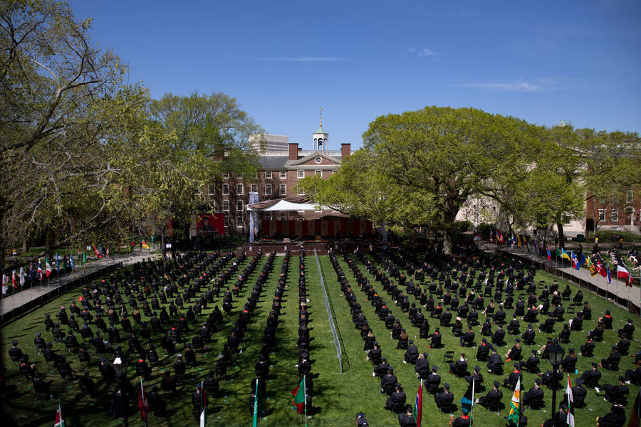 Graduation Ceremony At Brown University Wallpaper